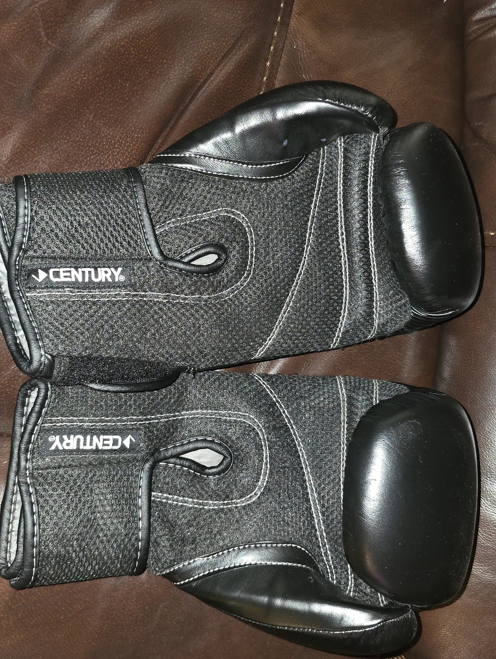 CENTURY Black Training Boxing Gloves